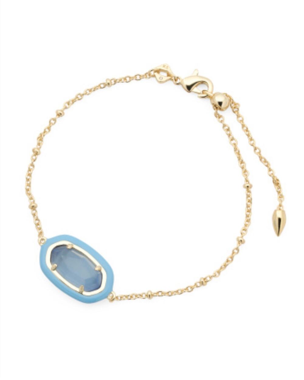 Kendra Scott Blue & Gold Bracelet